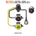 TECLINE R5 TEC1 - zestaw I z octopusem i manometrem