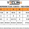 TECLINE BUTY NEOPRENOWE KOMFORT TITANIUM 7mm